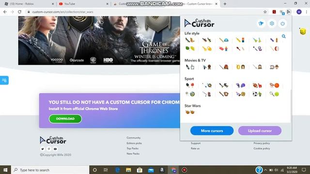 How to get a custom cursor! works on any browser but Roblox. смотреть онлайн