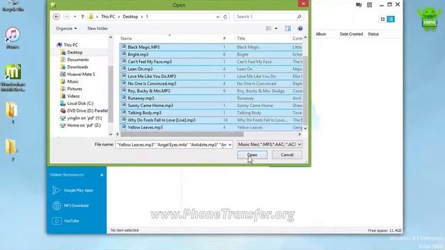 How to Switch Music from Computer to Huawei Mate S/Mate 7/Mate 8, Import Songs to Mate S смотреть онлайн