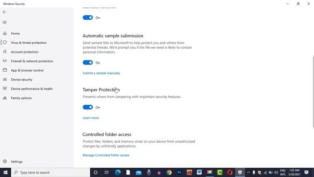 How To Turn Off And Turn On Windows Defender May 2021 (21H1) смотреть онлайн