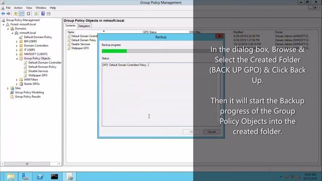 🇱🇰 How To Backup & Restore Group Policy Objects ? ( Windows Server 2012 ) | Sachin Nimshan смотреть онлайн