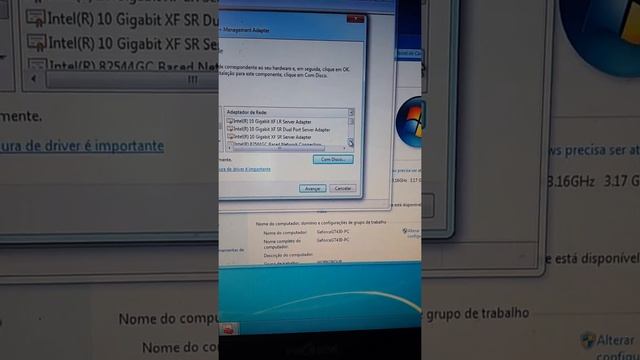 Instalação da placa pro100 Intel no windows 7 ultimate 64bits смотреть онлайн