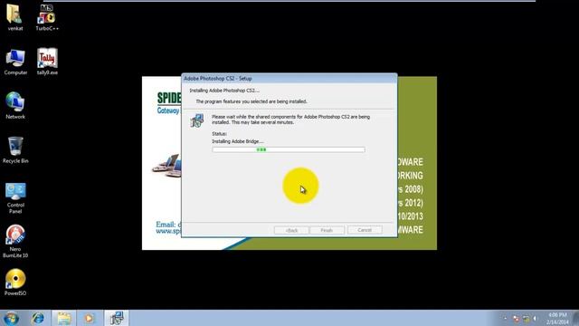 Installation of PhotoShopCS2, C++,Tally,Nero, Power ISO Etc.. смотреть онлайн