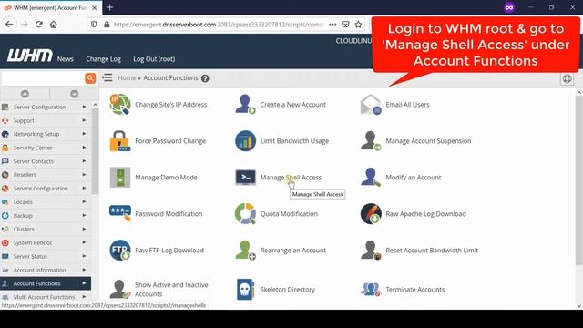 [🔴LIVE] How to disable shell access for all users via WHM root? смотреть онлайн