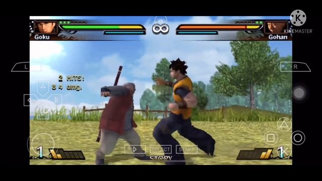 Playing dragonball ball Evolution on ppsspp on iPhone iOS смотреть онлайн