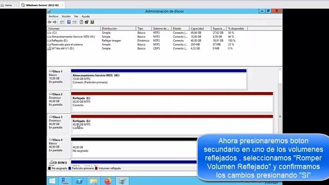 Creacion de RAID 1 y RAID 5 en Windows Server 2012 R2 смотреть онлайн