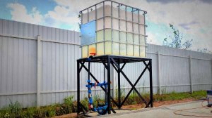 Еврокуб для полива огорода. Продуманная  система на 3 режима