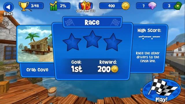 Beach Buggy Racing 1 || Walkthrough Game #2 (Android & iOS) смотреть онлайн