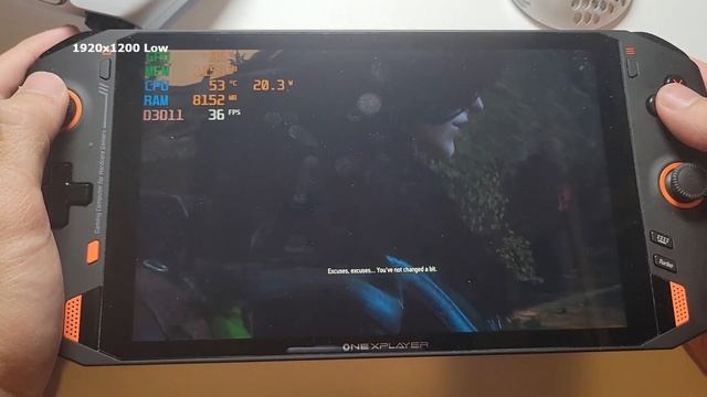 OneXPlayer 1S 1195G7 | The Witcher 3 | 800P/1200P | Intel Iris Xe Performance смотреть онлайн