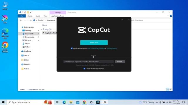 How to Download & Install Capcut on PC смотреть онлайн