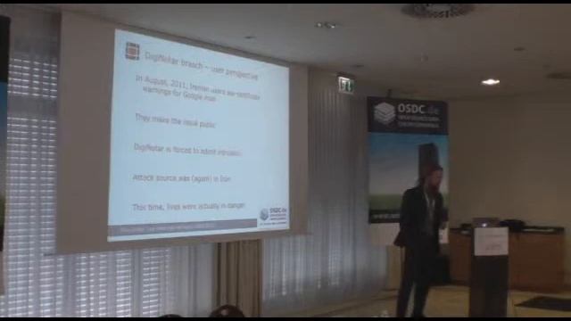 OSDC 2012 | Dr Christopher Kunz: CA failures and the future of Web authentication MP4 смотреть онлайн
