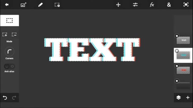 How to make glitch text effect on ANDROID ! || Photoshop touch смотреть онлайн