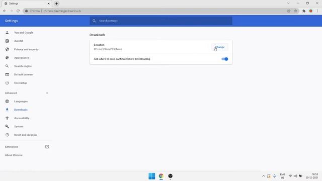 How To Change Google Chrome Download Location In Windows 11 смотреть онлайн