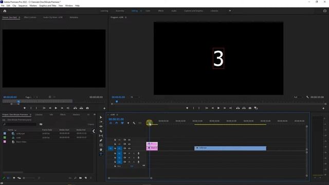 How to Create 3 to 1 COUNTDOWN Timer with Black Background in Premiere Pro смотреть онлайн