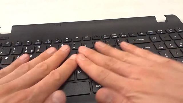 Only keyboard replacement from palmrest ACER HP Lenovo смотреть онлайн