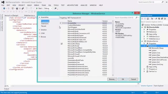 Hosting WCF in Windows Service смотреть онлайн