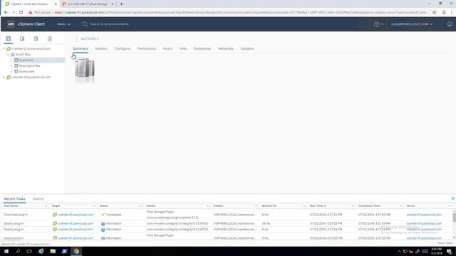 Pure Storage HTML-5 Plugin for the vSphere Client смотреть онлайн