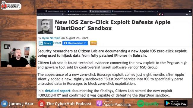 Practitioner Brief August 25th, 2021 - OpenSSL Vulnerability, WhatsApp Triada Trojan, iOS & more смотреть онлайн