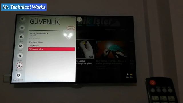 LG WebOs tv password Reset смотреть онлайн