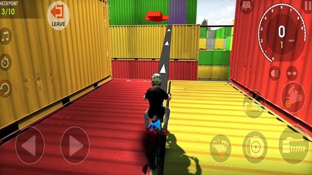 Motocross Bike Extreme stunts Blue Bike driving Motorbikes #12 - Motor Bike Android / IOS смотреть онлайн