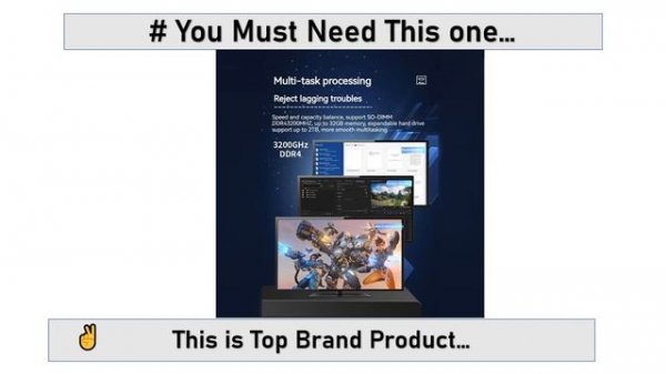 FIREBAT MN56 Mini PC Gamer AMD Ryzen 5 5600H Windows 11 DDR4 Nvme