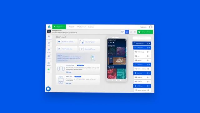 Andromo Builder v3. Make flutter apps without coding. смотреть онлайн