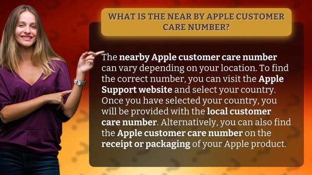 What is the near by Apple customer care number? смотреть онлайн