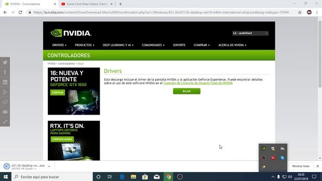 Descargar e instalar controlador de tarjeta de vídeo Nvidia (Parte 01) смотреть онлайн