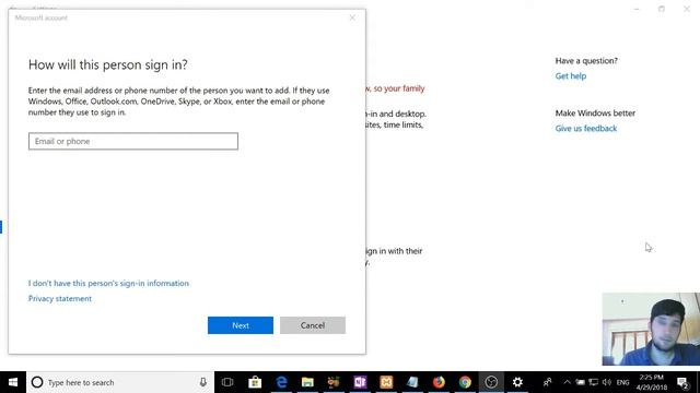 Windows 10 How to create user account смотреть онлайн