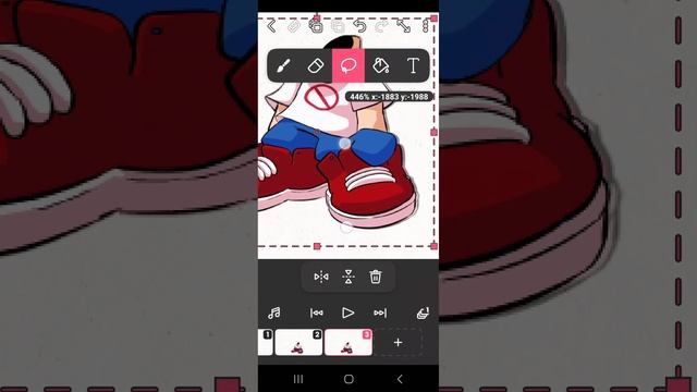 part 1 of a tutorial on how to animate fnf idle on flipaclip smooth смотреть онлайн