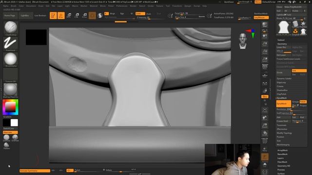 How to Sculpt in Zbrush 2020.1.1 Stylized Dagger PT. 11 смотреть онлайн