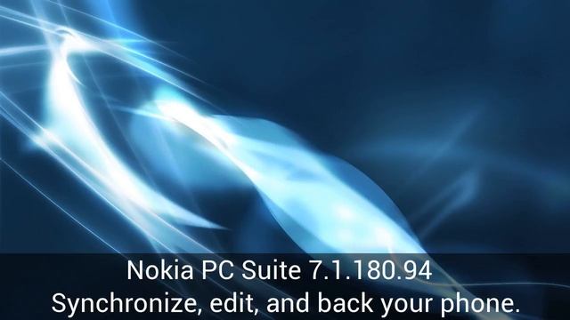 Download Nokia PC Suite 7.1.180.94 смотреть онлайн