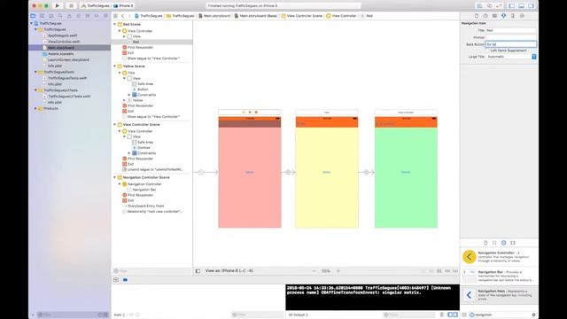 App Dev with Swift Chapter 3 Section 6 Adding Navigation Controllers смотреть онлайн