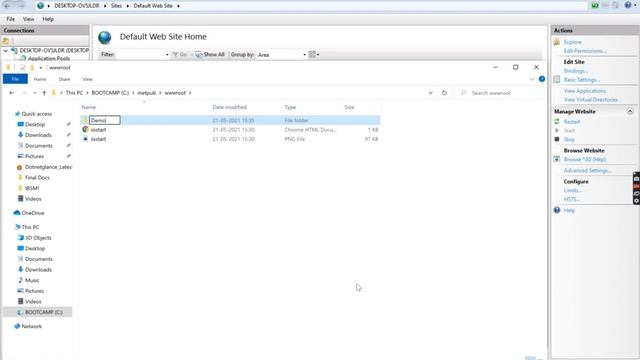 Enable IIS on Windows server and Host Website смотреть онлайн