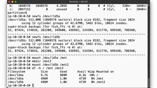 CS615 System Administration, Week 3, Warmup Exercise 1 - Resizing a filesystem on NetBSD смотреть онлайн
