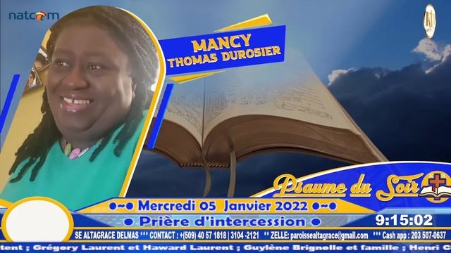 Prière d'Intercession - Mercredi 05 Janvier 2022 - RADIO TELE ALTAGRACE смотреть онлайн