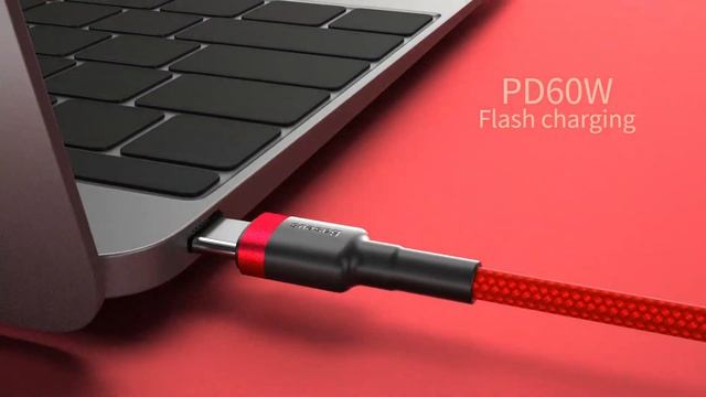 Baseus Cafule Series Type C PD2 0 60W Flash charge Cable смотреть онлайн