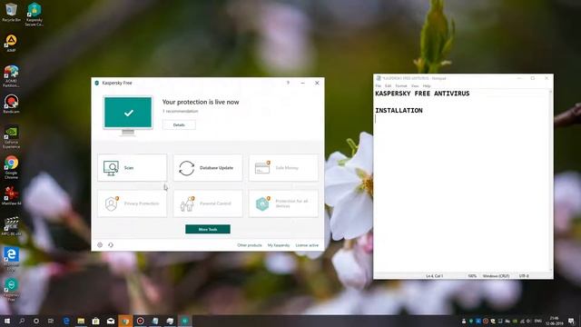KASPERSKY Free Antivirus 19 - Installation & basic Config смотреть онлайн