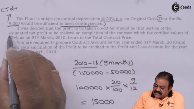 Contract Costing Problem No. 17 - Contract Costing - Cost Accounting (TY B.COM) смотреть онлайн