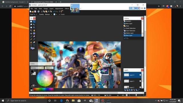 How to Make a Gaming Thumbnail in Paint.net!! смотреть онлайн