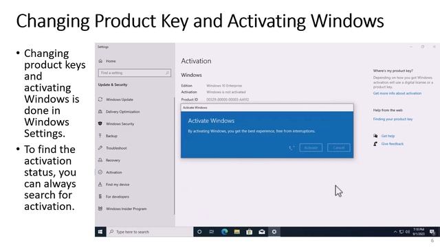 CompTIA A+ 05-01g Operating Systems - Windows - Part 7 - Managing License and Windows Activation смотреть онлайн