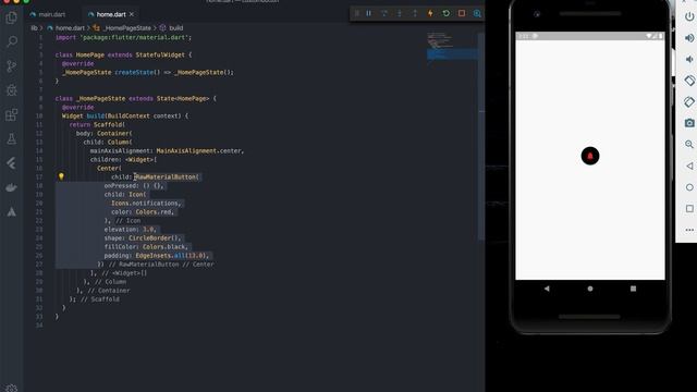 Custom Curcular Button In Flutter смотреть онлайн