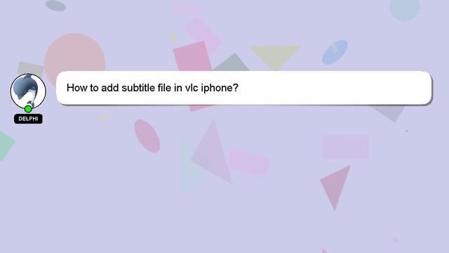 How to add subtitle file in vlc iphone? смотреть онлайн