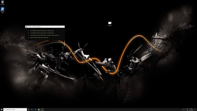 Change Default Drag and Drop Action in Windows смотреть онлайн