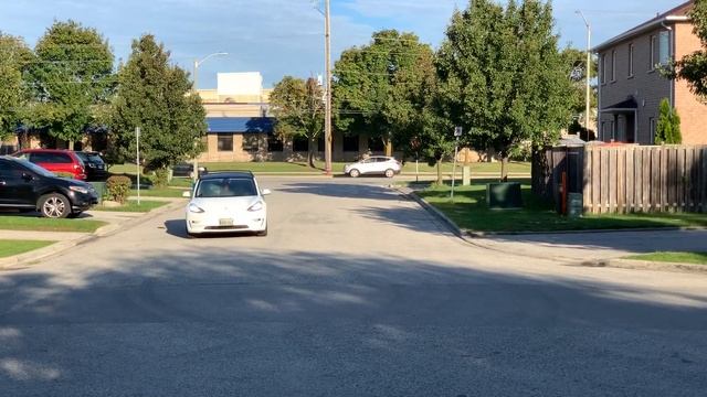 Тесла в режиме smart summon смотреть онлайн