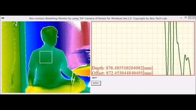 Non-Contact Breathing Monitor by Kinect for Windows Ver.2.0 смотреть онлайн