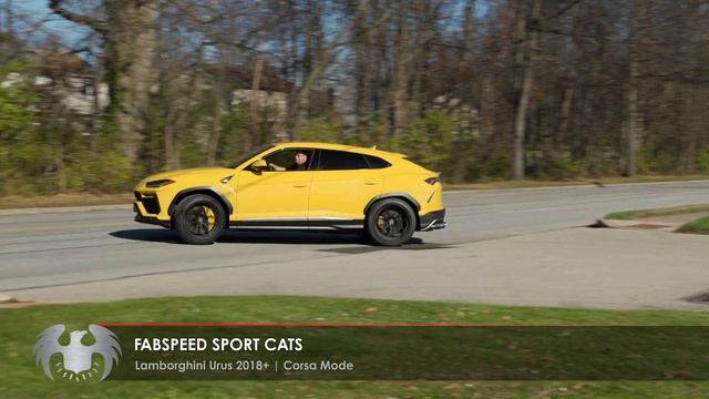Lamborghini Urus 2018+ | Fabspeed Sport Catalytic Converters | Revs and Drive By Sound смотреть онлайн