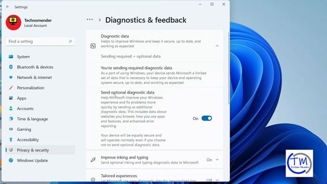 How to Turn Diagnostic Data Settings On or Off in Windows 11 смотреть онлайн