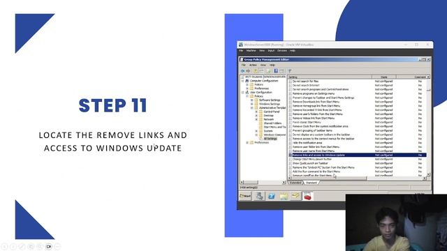 Remove links and access to Windows Update: User(Enable), Admin(Disable) смотреть онлайн