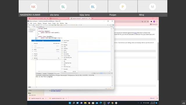 Setup tomcat and design html page смотреть онлайн