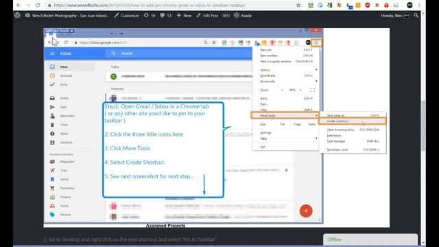 How to Pin Gmail / Inbox Chrome Tabs to Windows Taskbar смотреть онлайн